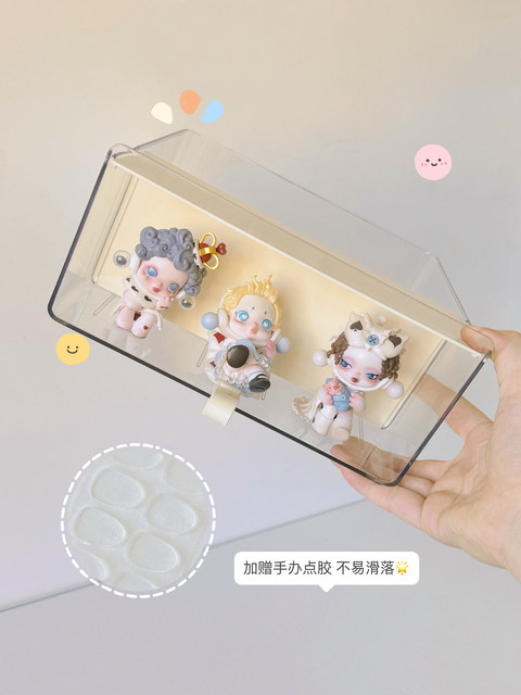 Blind Box Storage Display Stand Transparent Ornament Display Box Figurine Display Cabinet Desktop Bookshelf Stationery Drawer Storage Box