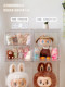 Labubu Display Box Transparent Acrylic Dustproof Bubble Mart Labubu Archangel Chief Figure Display Case