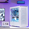 Aigo Fu Yao Qianli Desktop Computer Case 360 Water Cooling Atx Motherboard Six-Sided Mesh Heat Dissipation