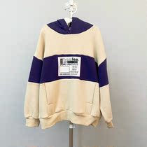 (MMC109) Wood and velvet stitching hooded vests