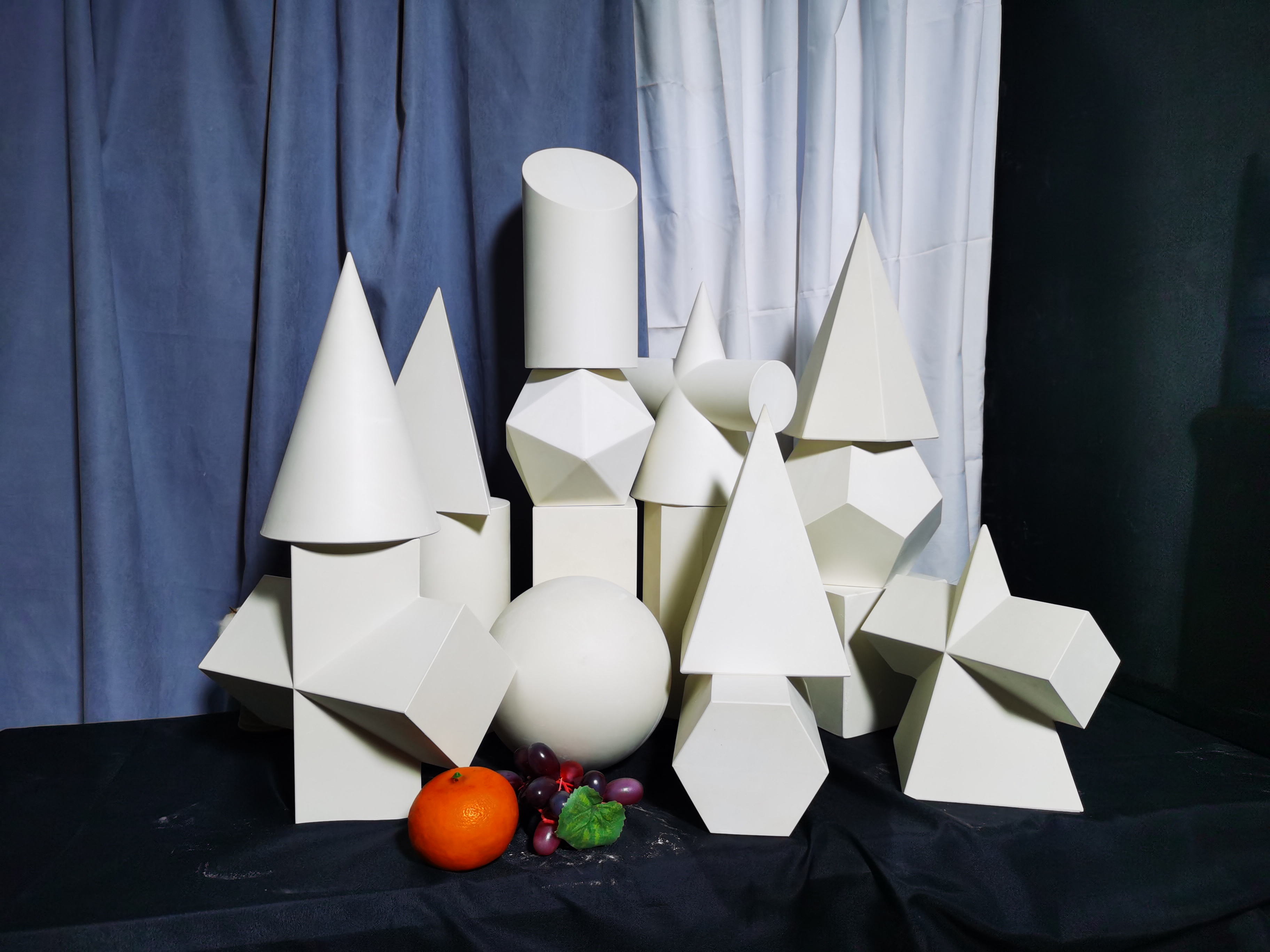 Sketch Plaster Geometric Body Fine Arts Writing Raw Plaster Teaching Aids Decorative Pendulum Piece Stillborn Sketching model art painting-Taobao