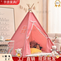Kindergarten colorful tent indoor small tent childrens Indian game house educational activity props decoration