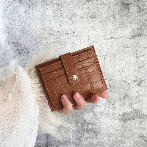 Картхолдер, маленькая сумка через плечо, ультратонкие маленькие ретро карточки, бумажник для водительских прав, Южная Корея