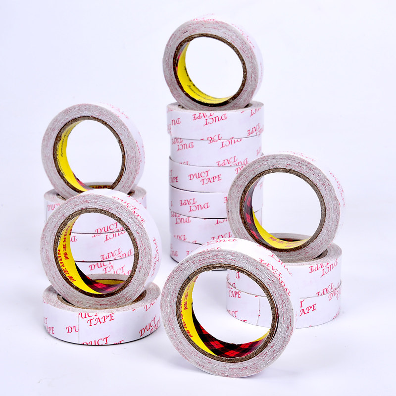 Double faced adhesive cotton paper face wide adhesive tape Wholesale powerful office stationery supplies Mighty Double-sided Adhesive Tapes Primary And Middle School Students Diy Handmade hand ripping without scar Multi-volume clothing