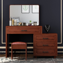 Modern simple dressing table light luxury bedroom small apartment storage cabinet integrated dressing table Net red ins Wind makeup table