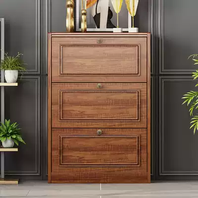 New Chinese ultra-thin flip shoe cabinet 17cm home door saving space into the home economy porch cabinet storage shoe rack