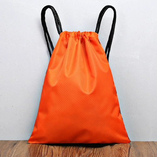 Мешочек подходит для мужчин и женщин, простой рюкзак для путешествий, спортивная складная спортивная сумка, делается под заказ, на шнурках, ткань оксфорд