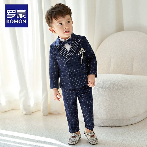 Детский классический костюм, платье девочки цветочницы для мальчиков, костюм мальчика цветочника, подарок на день рождения