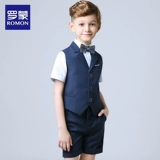 Детский классический костюм, пианино для мальчиков, наряд для музыкальных выступлений, платье, куртка, костюм мальчика цветочника, подходит для подростков