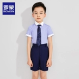 Детский костюм мальчика цветочника, комбинезон, штаны, комплект, благородный крой, короткий рукав, в западном стиле