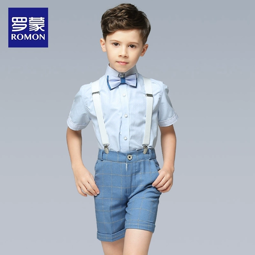 Детский классический костюм для мальчиков, платье девочки цветочницы, для подиума