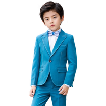 Luo Meng childrens suit presenters piano performance suit boys flower girl dress middle and older boys suit three-piece suit