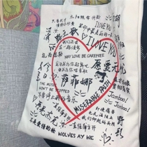 2022 band perimeter sails cloth bag canvas bag May love no worries Savina sends girlfriend gift single shoulder and rock