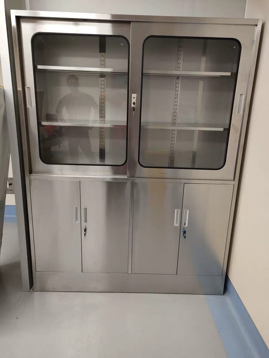 304不锈钢西药柜医用手术无菌药品柜医疗器械柜实验室仪器柜定做