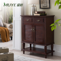 American Shutters Shoe Cabinet Minima Modern American Shoe Rack Large Capacity Doorway Nordic home Genguan Cabinet Intake Cabinet
