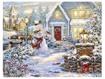 236 Collection Silent Night Lane HAE Original Cross Embroidery Electronic Graphics PDF Self-equipped High CT