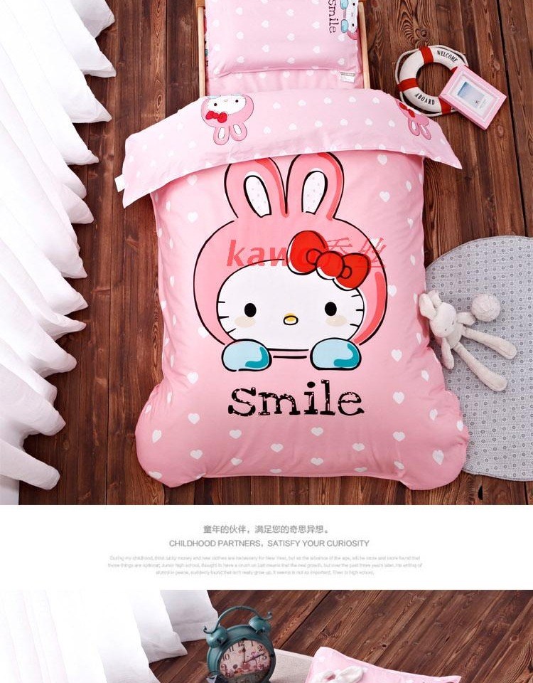 Bộ chăn ga gối cotton mẫu giáo ba mảnh với bộ chăn ga gối cho bé sáu bộ chăn bông cho trẻ em chăn mùa đông - Bộ đồ giường trẻ em 	bộ chăn ga cho bé trai	