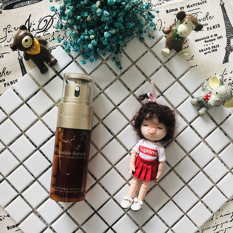 Clarins Crane Poetry Gold double-bottle double-extraction Huanghan active and protective essence dew 50ml 100ml