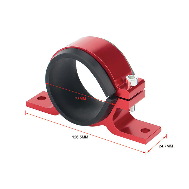 ການດັດແປງລົດ 50/60MM ປັ໊ມນ້ໍາມັນ fixed bracket racing fuel pump fast installation bracket filter clamp