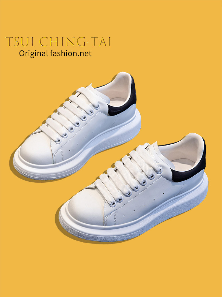 Tsui Ching-Tai~Xujia original leather white shoes spring and summer 2022 new casual sports women's shoes