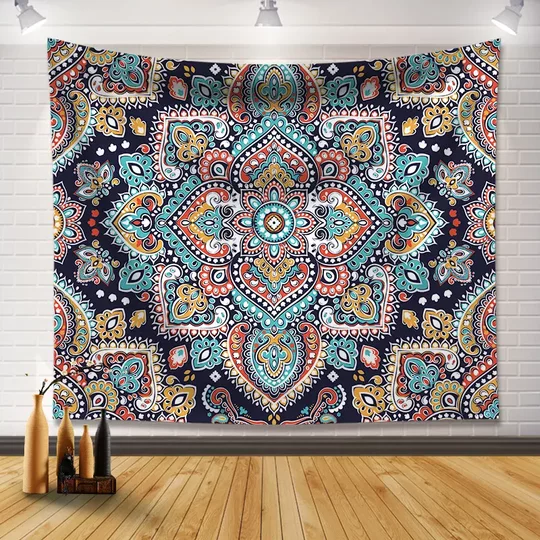 Amazon American Ins Style Wandteppich hängende Malerei Bohemian Hanging Tuch Home Wall Decoration Wandteppich Außenhandelsproduktion