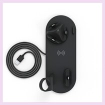 Arctic velvet bracket six-in-one suitable for mobile phone wireless Bluetooth headset watch three-in-one charging Bracket 2