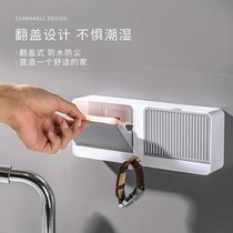 Zhuo Xiyan creative soap box with lid non-perforated soap box wall-mounted soap box European drain laundry soap box 6