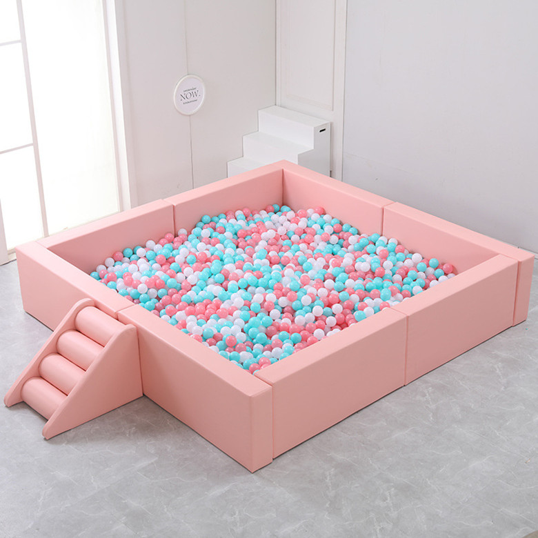 Kindergarten anti-collision soft bag sand pool fence indoor toy ocean ball pool baby guardrail early education game area enclosure