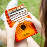 Vần khô GECKO tắc kè Kalimba piano ngón tay cái 17 âm thanh người mới bắt đầu cọ ngón tay đàn piano nhập cụ - Nhạc cụ phương Tây trống yamaha