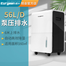 Oujing household high-power dehumidifier pump pressure automatic drainage villa basement drying dehumidifier OJ-650EP