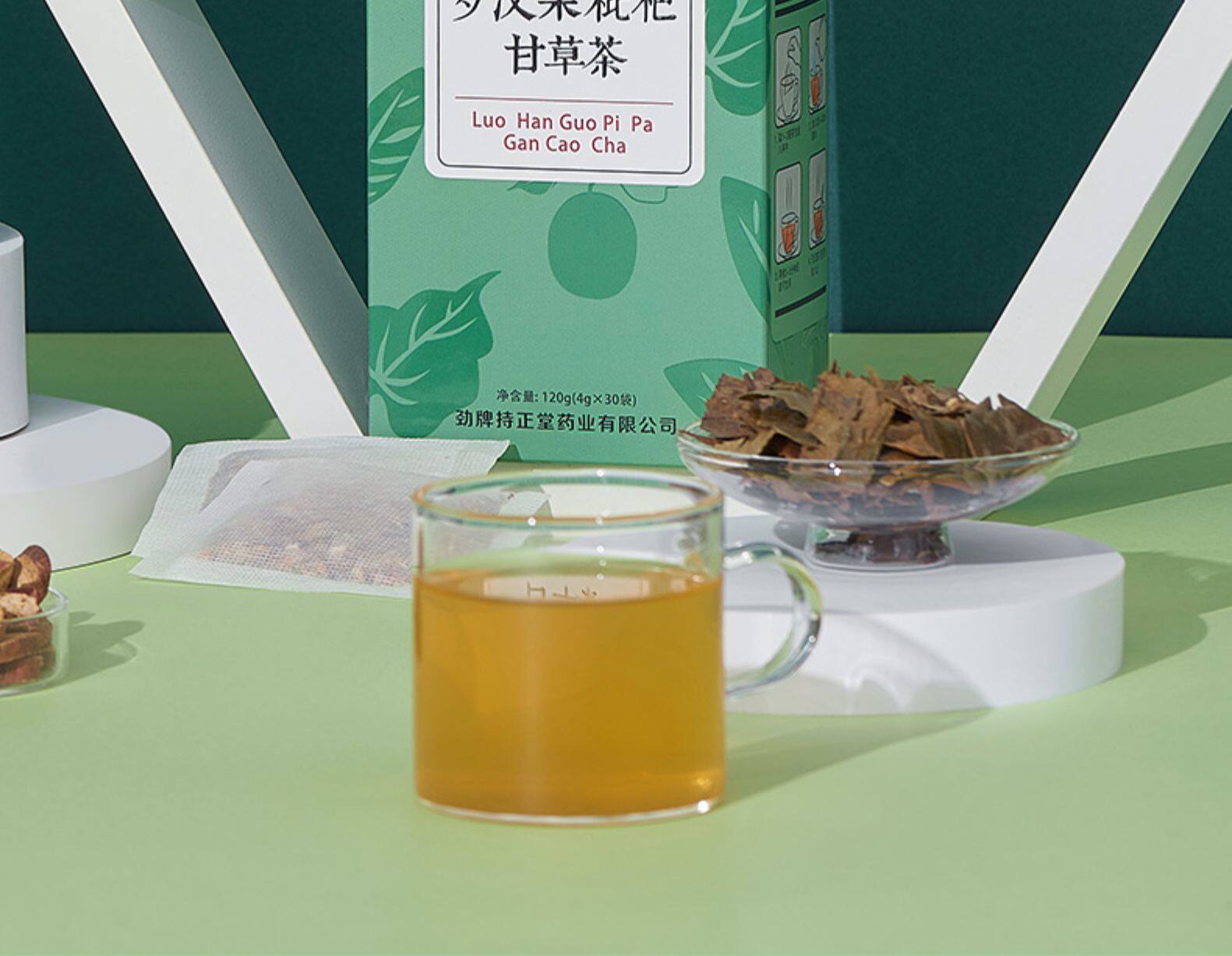 劲牌持正堂 罗汉果枇杷甘草茶 30小包 图2