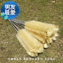 Test tube brushed brush laboratory reagent bottle washing cup long section cleaning up cup brushed brush hair long to customize the instrument