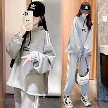 Pregnant womens autumn clothing suit out of fashion Tidal Moms Net Red Pregnancy Womens Clothing Loot Casual Conspicuic Spring Autumn Monsoon