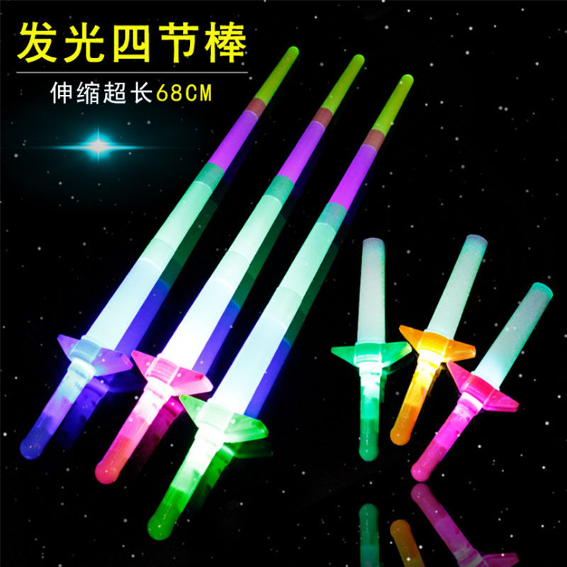 Four Festivals Flex Firefly Great Size Plus Coarse Flash Stick Concert Props Ground Street Children Shine Toys