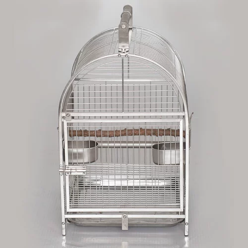 Amazon 304 Sunflower Luxury Parrot из складной клетки из нержавеющей стали Parrot с серым и портативным