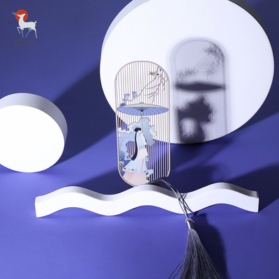 镂空流苏金属古典中国风原创流苏书签