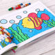 Children's coloring book kindergarten painting book baby graffiti painting picture book set watercolor pen coloring picture book