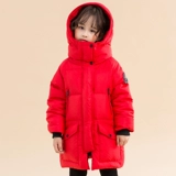 Зимний детский пуховик для мальчиков, 2023, средней длины, увеличенная толщина, подходит для подростков, в западном стиле