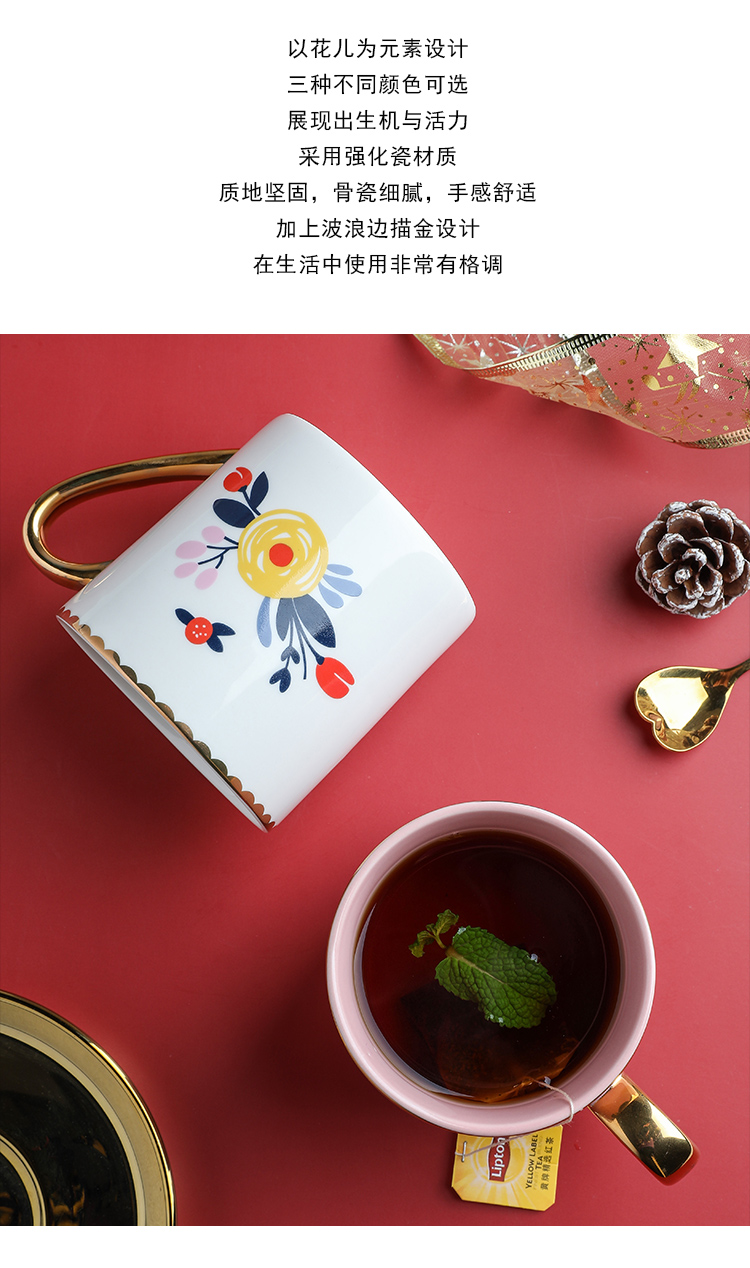 Tinyhome creative Chinese wind lovers ceramic cup tea cup home up phnom penh office take mugs