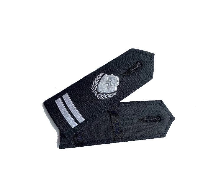 New shoulder badge security pair on duty shoulder badge arc flower property accessories pair on duty