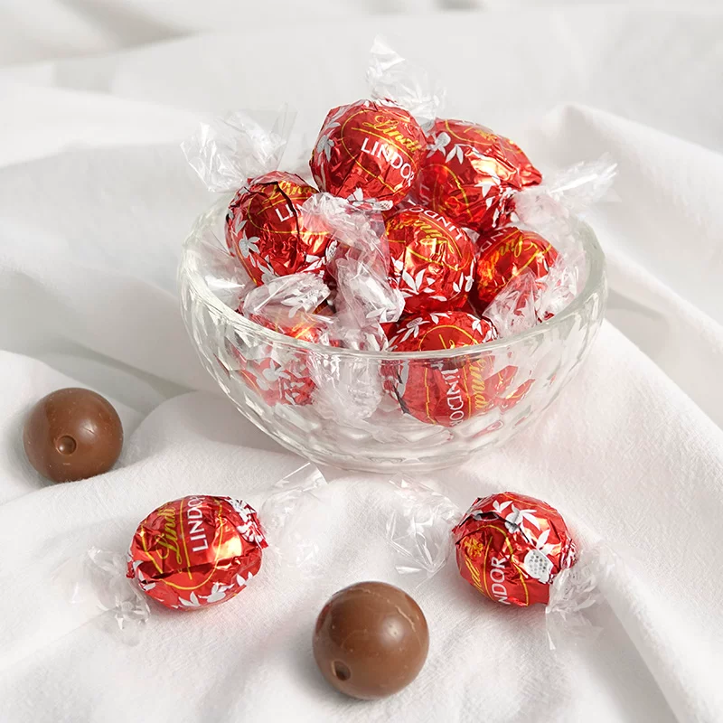 Шоколад Lindt импортный мягкий молочный тёмный в крупе свадебные конфеты интернет-знаменитость повседневные 𫔮Закуски конфеты