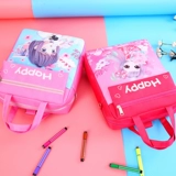 Льняная сумка, сумка через плечо, мультяшный рюкзак, ранец подходит для мужчин и женщин, в корейском стиле