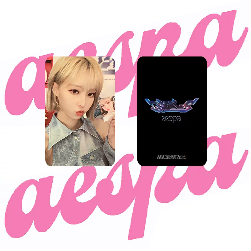 AESPA новый альбом Girls same card Live Event Photo Card живое карточка коллекция маленькая карточка