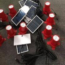 Solar lantern core Outdoor Courtyard Spring Festival Red highlight waterproof charging lantern Universal LED wick bulb
