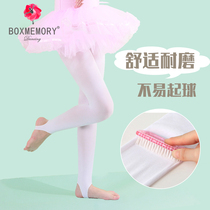 Childrens dance clothing Stepping pants Girls ballet practice pants Dance socks White pantyhose thin section practice socks
