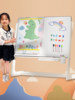 Children's Household Movable Magnetic Double-Sided Large Whiteboard Stand-Type Small Blackboard Drawing Board Writing Board Teaching Graffiti