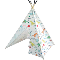 Childrens Home Childrens tent Indoor Games Home Children Toys Toys Cartoon dinosaur Men and women Baby house Little House