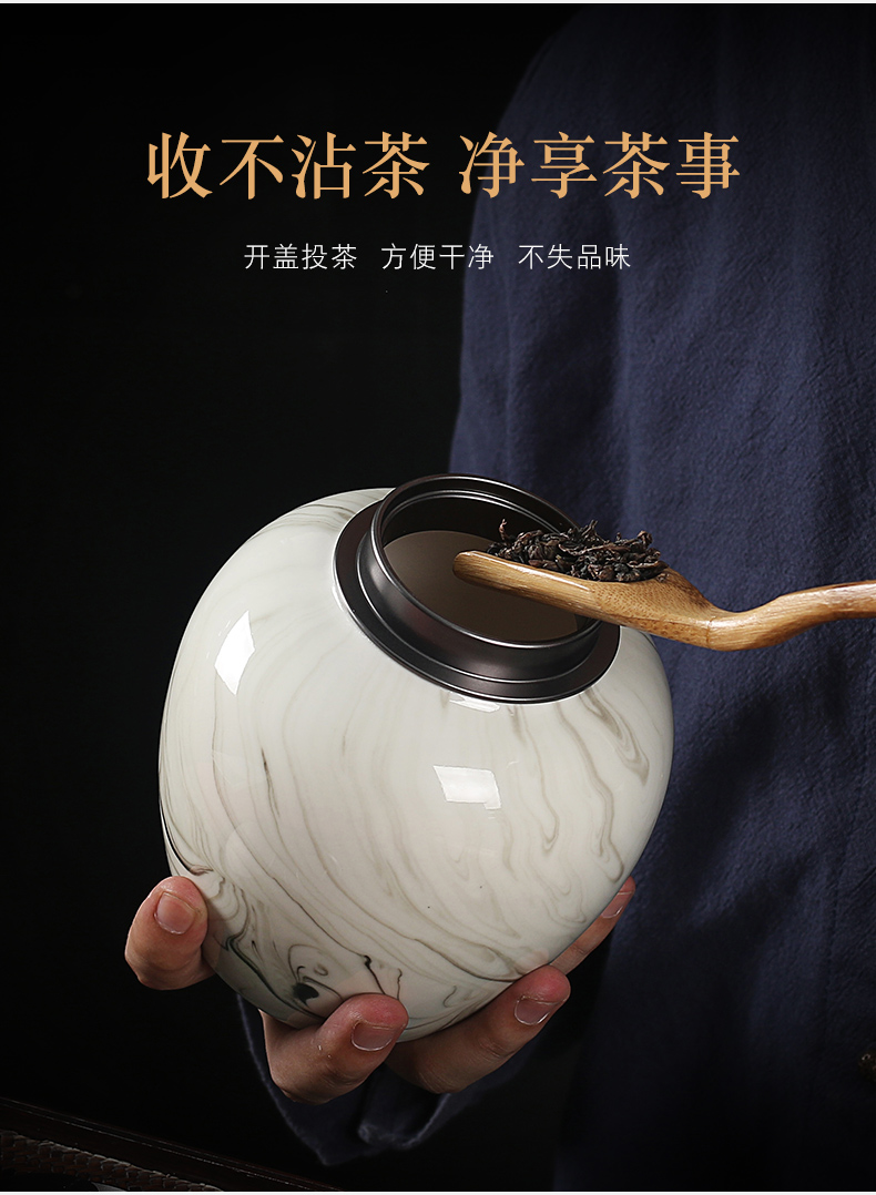 Tea pot seal moisture POTS storage POTS with cover household who spinosa tins, Tea pot POTS
