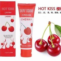 Mouth glue Edible body lubricant Mouth glue Fruit flavor Deep throat massage Water-soluble orgasm fun oil