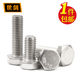 201 stainless steel hexagon screw bolt external hexagon national standard screw Shijian hardware 6M8M10cm12M14M16C